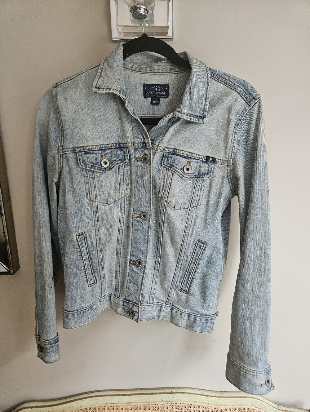 Lucky Brand Denim Jean Jacket Cotton - Size Small
